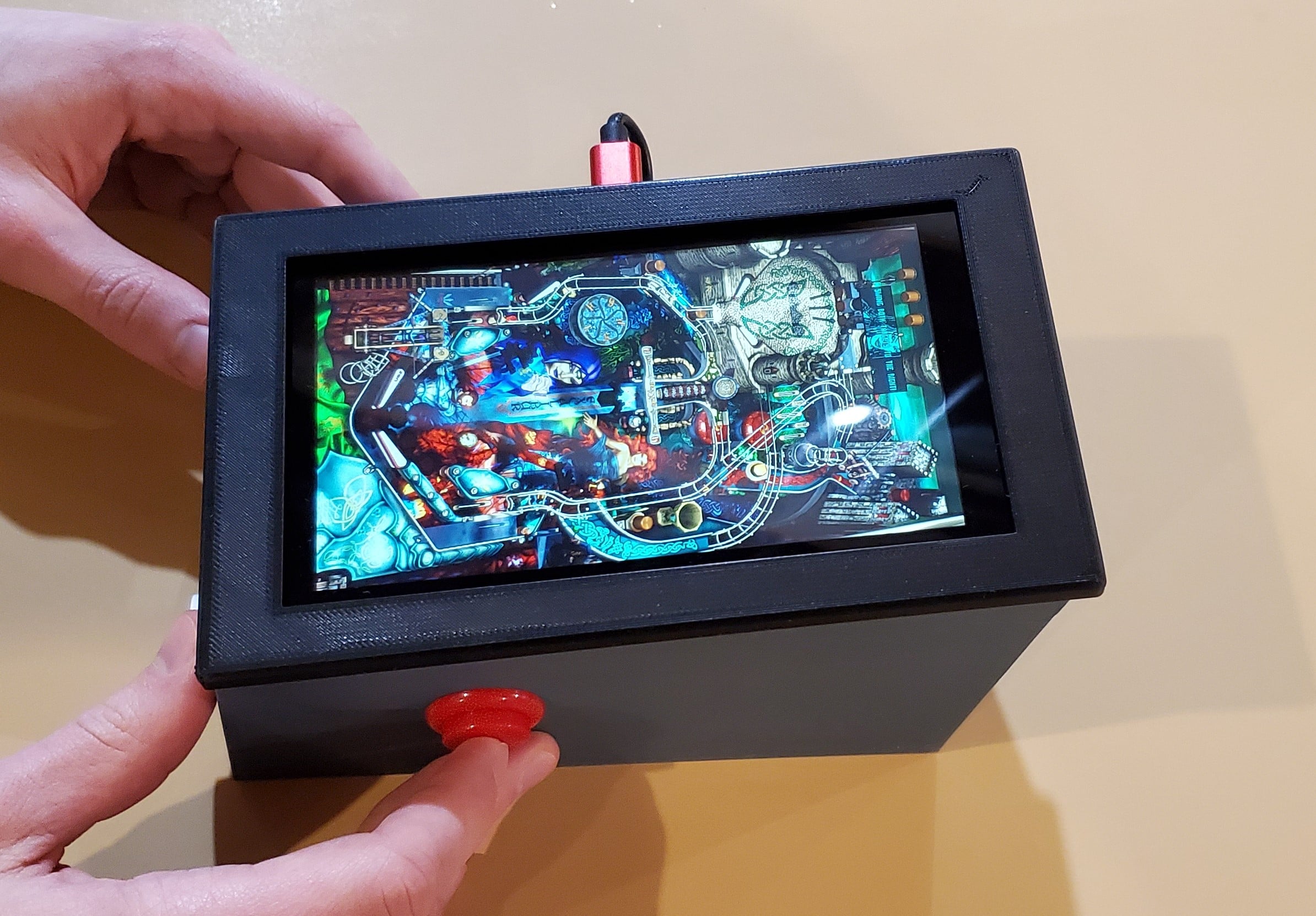 Nintendo Switch Based Virtual Pinball Cabinet 3d model