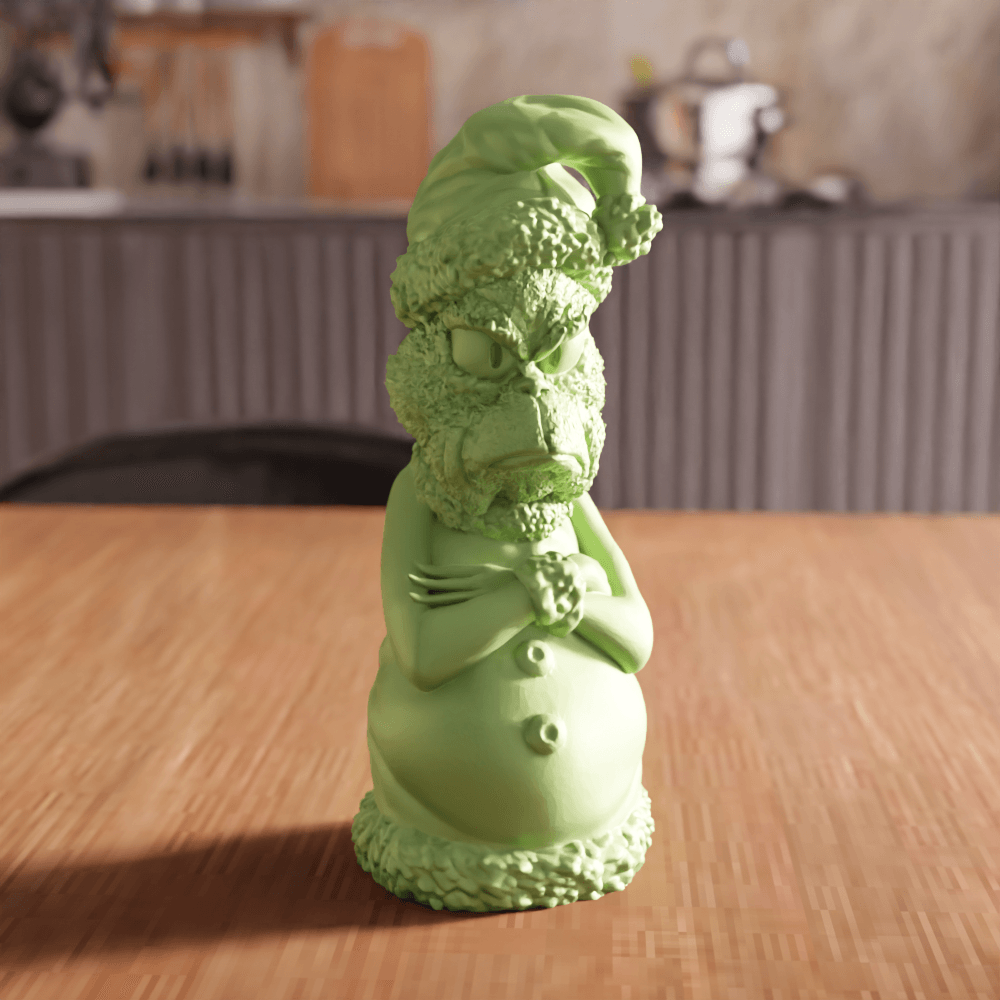 Villain Grinch Character Figurine 3d model