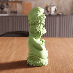 Villain Grinch Character Figurine 3d model