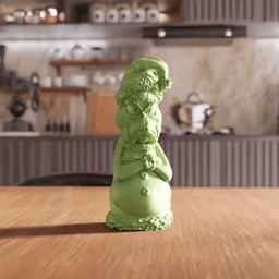 Villain Grinch Character Figurine 3d model