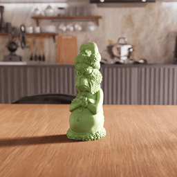 Villain Grinch Character Figurine 3d model