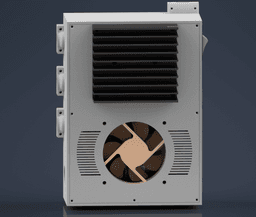 Taz 5 SKR 1.4 / TFT35 Electronics Enclosure w/ LM2596 and Relay Mounting 3d model