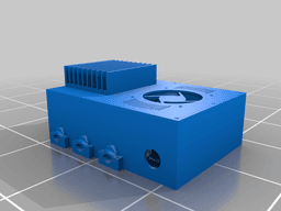 Taz 5 SKR 1.4 / TFT35 Electronics Enclosure w/ LM2596 and Relay Mounting 3d model