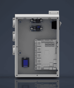 Taz 5 SKR 1.4 / TFT35 Electronics Enclosure w/ LM2596 and Relay Mounting 3d model