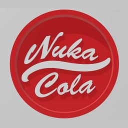 Nuka Cola Coaster - Fallout Inspired Drink Coaster 3d model