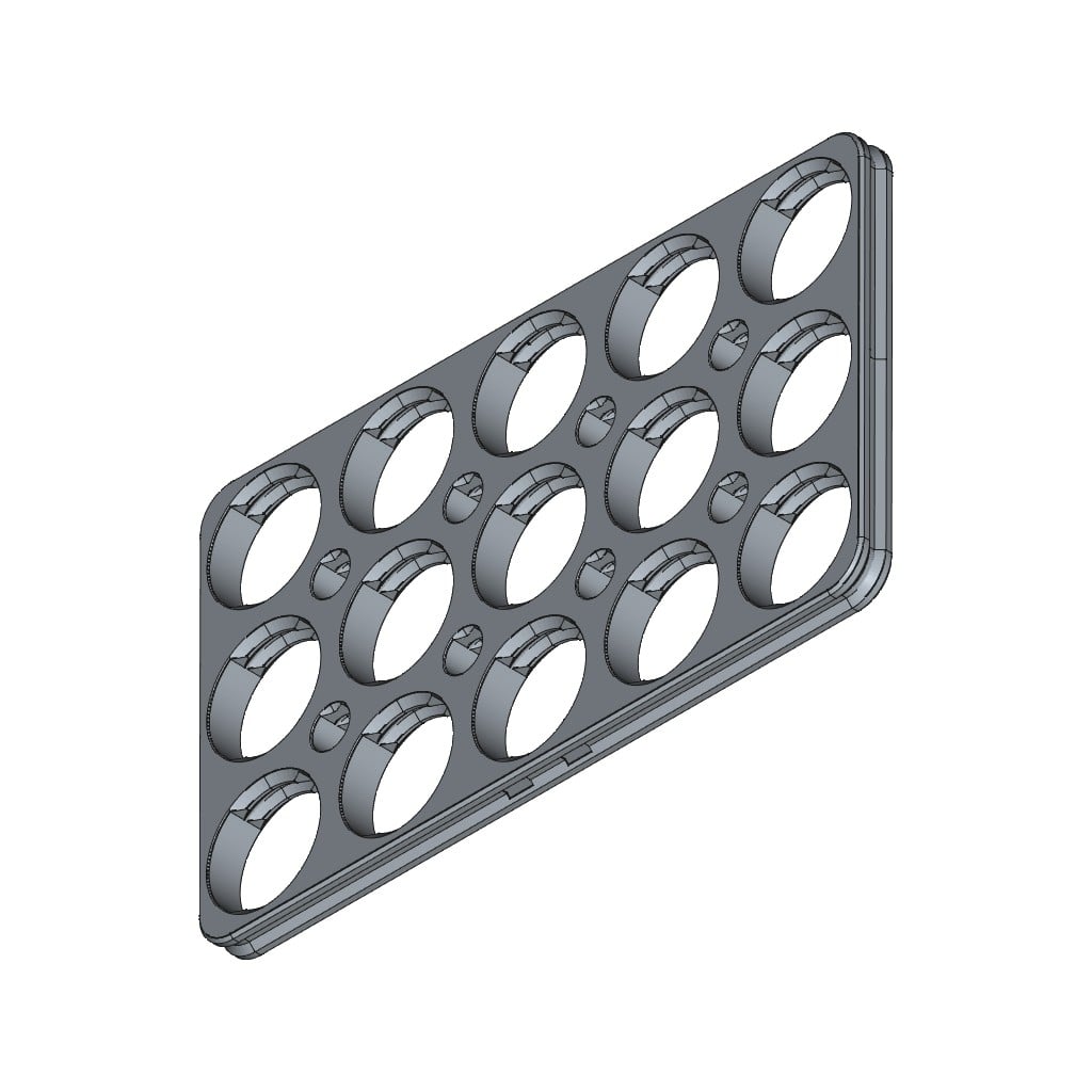 D-LOCK_PANEL.5X3-BLANK 3d model