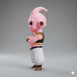 MAJIN BUU CHIBI REALISTIC – COLLECTIBLE 3D FIGURE 3d model