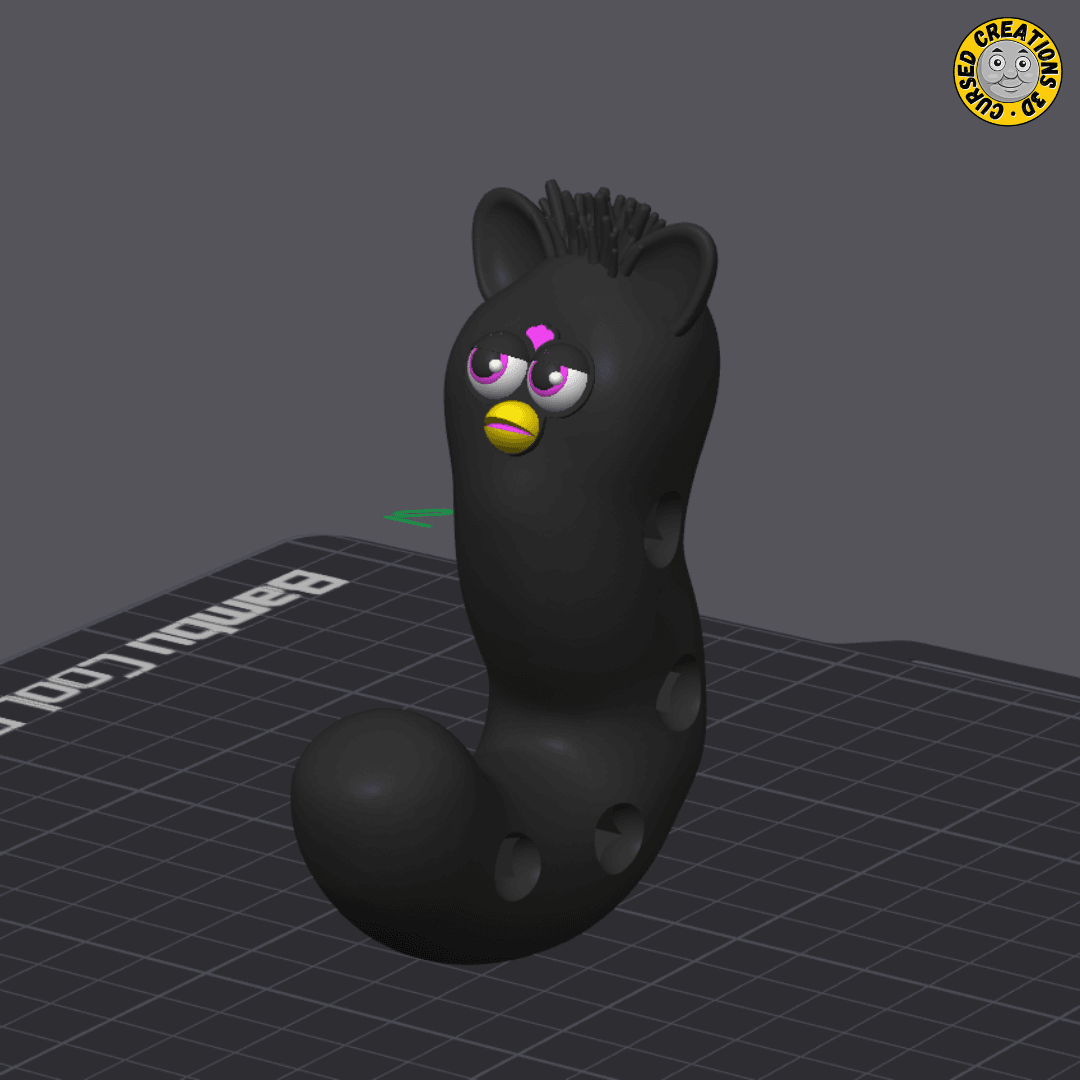 Long Furby Meme 3d model