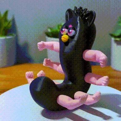 Long Furby Meme 3d model