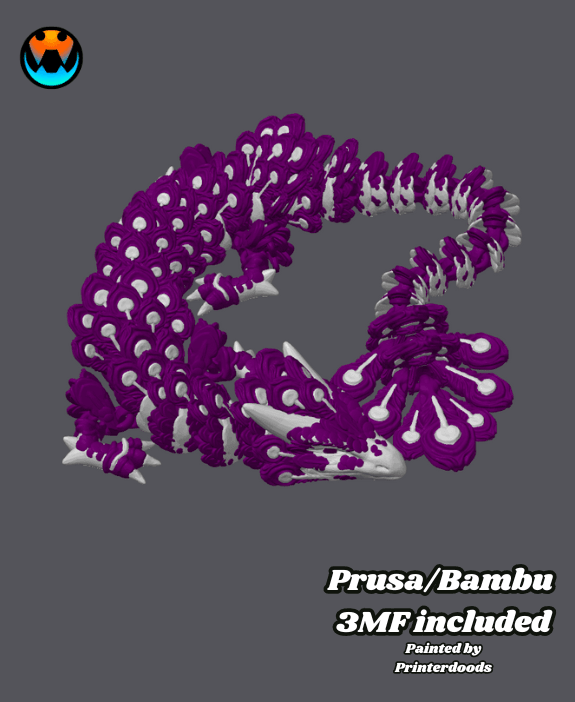 Peacock Dragon 3d model