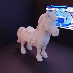 Cavalo cartoon.stl 3d model