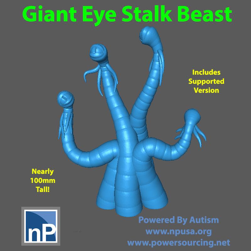 Giant Eye Stalk Beast 3d model
