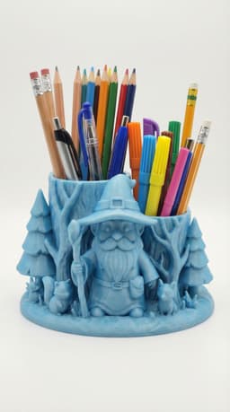 Wizard of the Enchanted Forest Desk Organizer 3d model