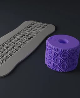 Texture Rollers Art Deco middle #17 3d model