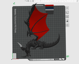 Dragon Door Frame Decor 3d model