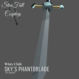 Sky's Phantoblade Winx Club 3d model