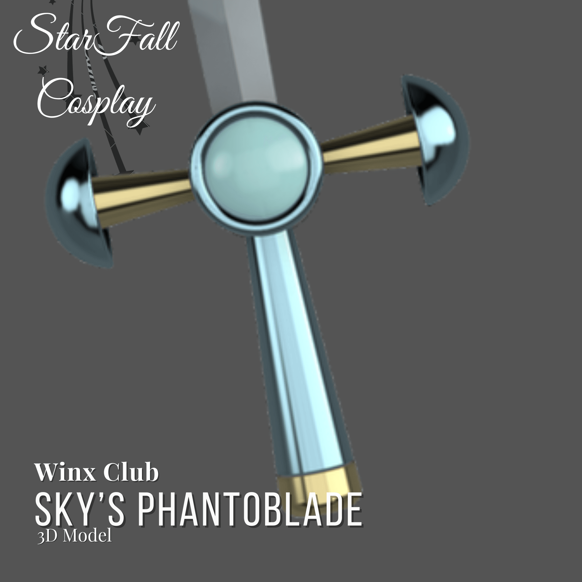 Sky's Phantoblade Winx Club 3d model