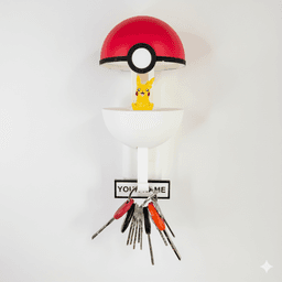 Pikachu Key Holder 3d model