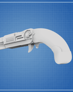 Jod Na Nawood's Blaster - Skeleton Crew 3d model