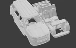 Ford Explorer Police Version Kit 1/87 Scale 3d model