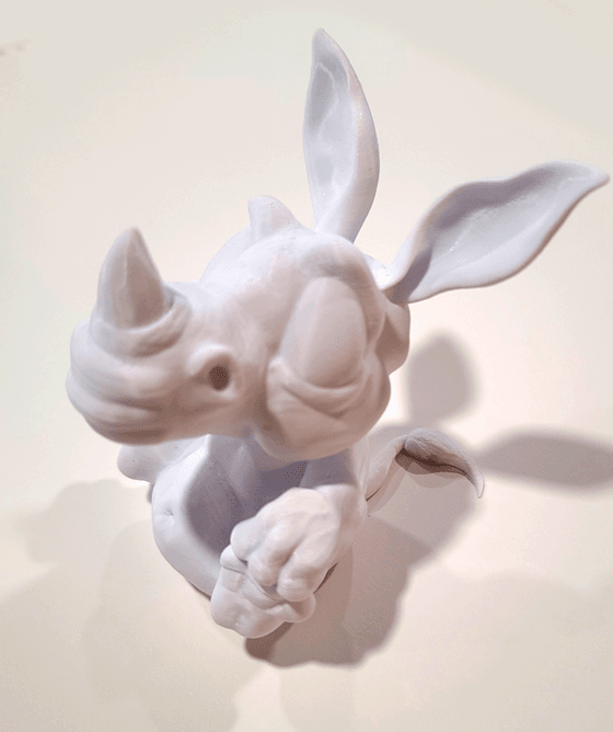 Cute Baby Rhino 3d model