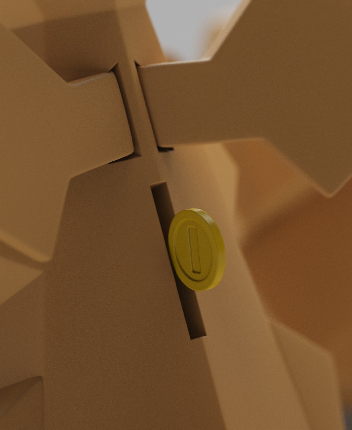 Low-poly Dragonite - Piggy Bank 3d model