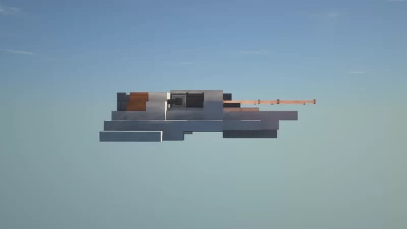 Minecraft Snow Speeder 3d model