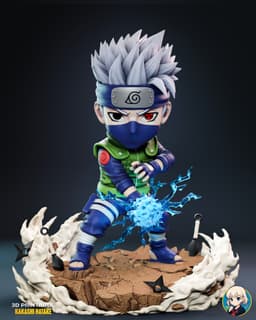 Kakashi Naruto Chibi - Premium Collectible 3d model