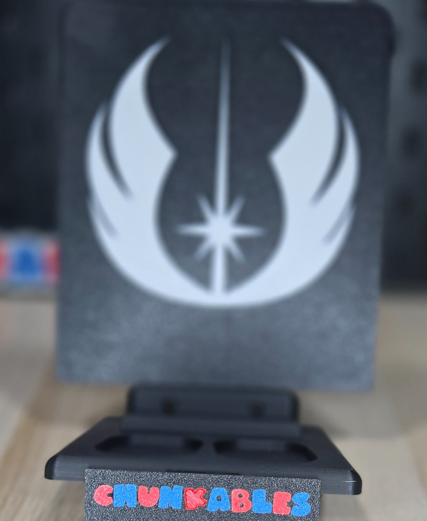 Chunkable Jedi Order Multicolor Backerplate 3d model