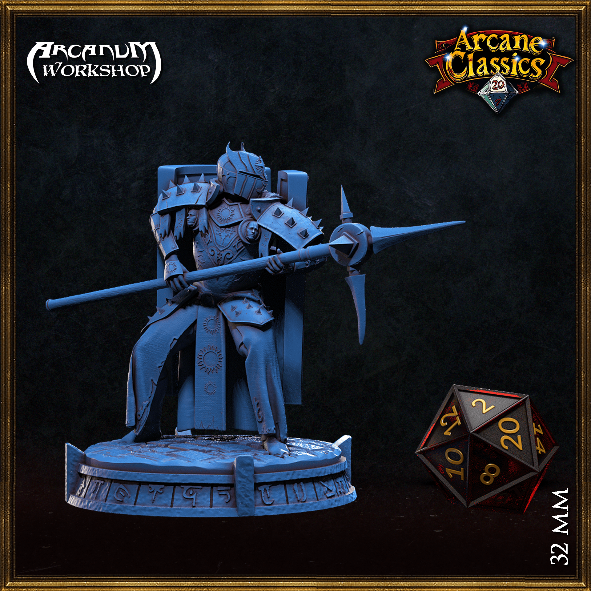 Penitent Knight Spear only (32mm) 3d model