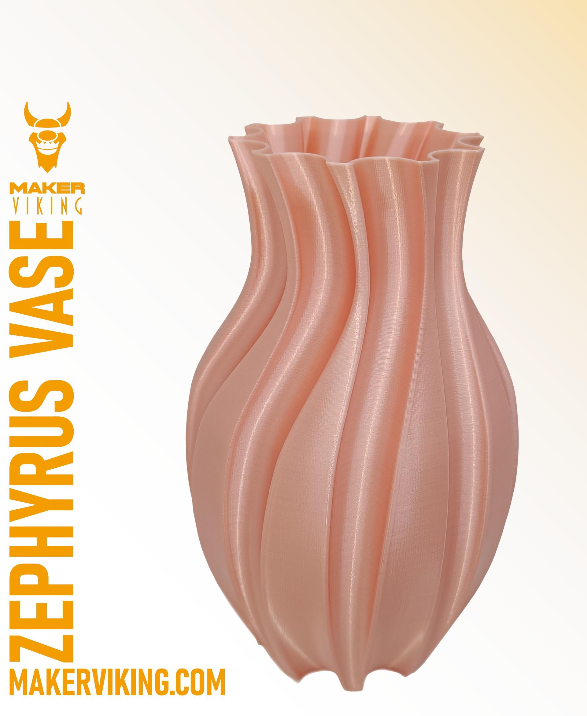 Zephyrus Vase.stl - The first make of the Zephyrus Vase - 3d model