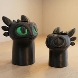 TOOTHLESS DRAGON HOLDER 3d model