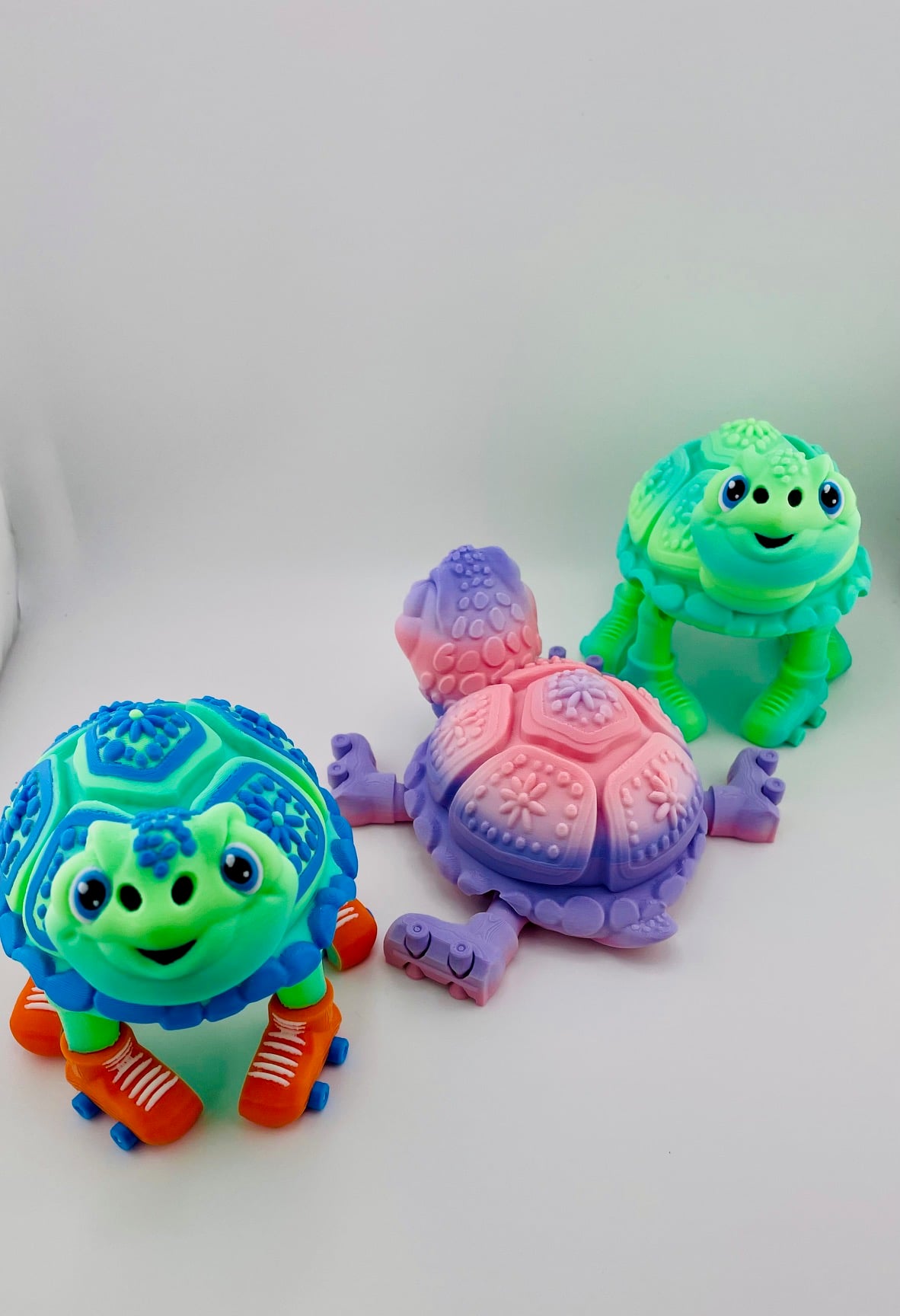 Turtle Roller Skate Flexi 3d model