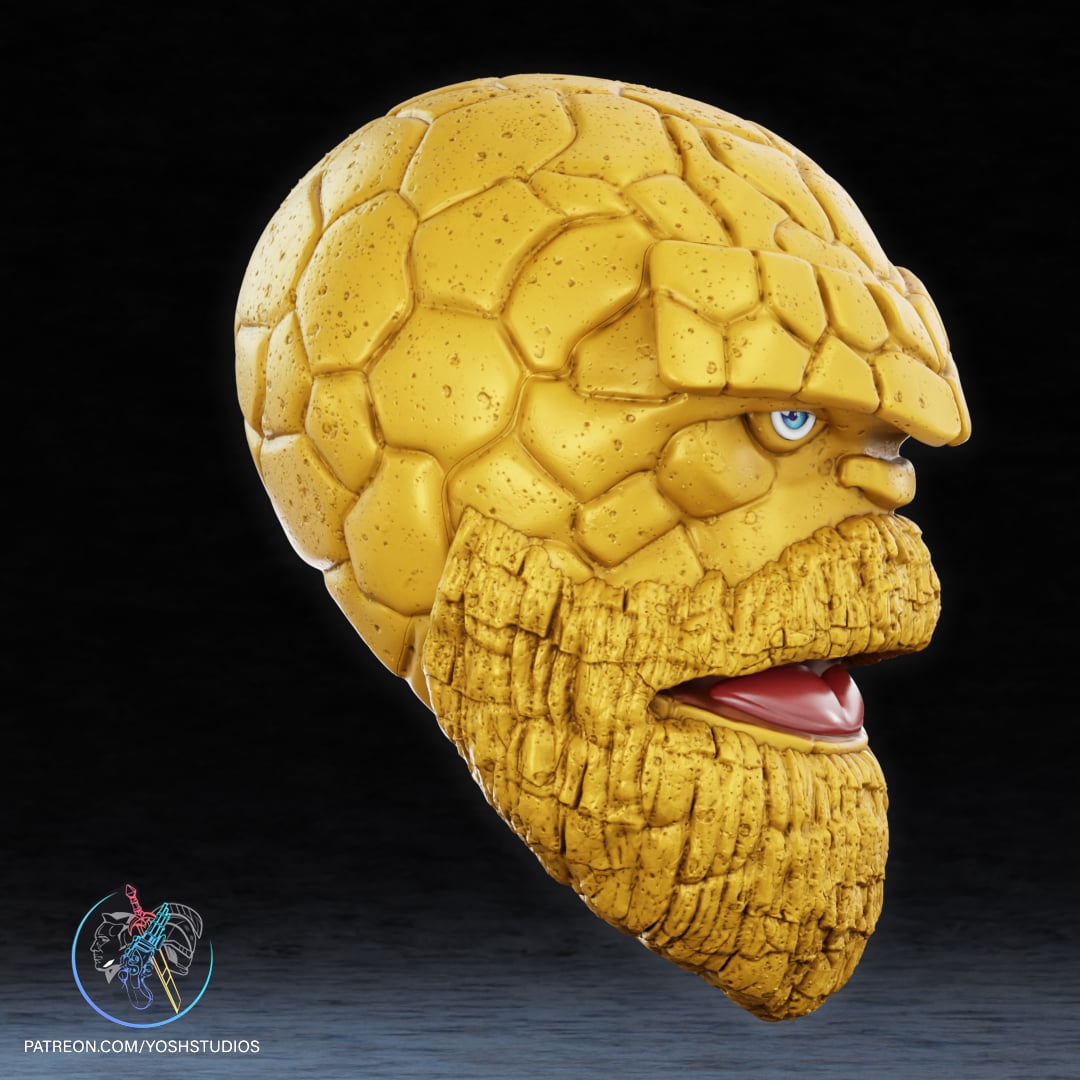 Comic Thing Mask 3D Printer STL File 3d model