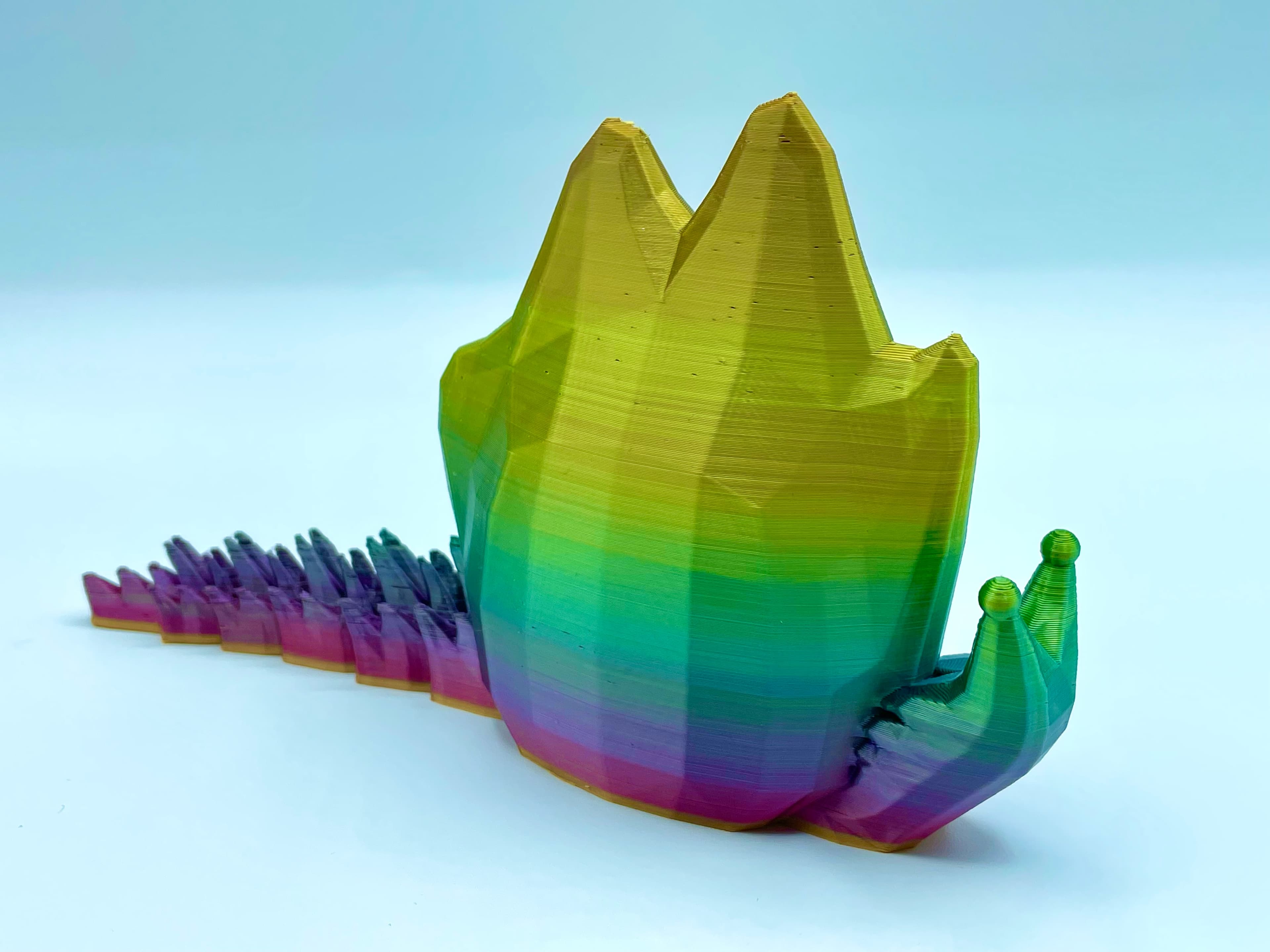 Articulating Spike Snail 3d model