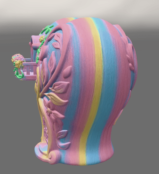 Fantasy Heart Fairy House - STL File 3D Printable 3d model