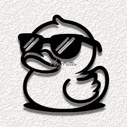 rubber duck WALL ART HOME DECOR 3d model