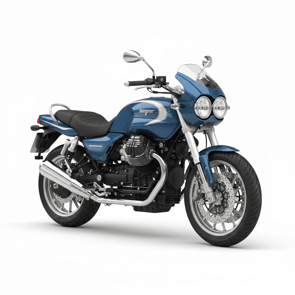 Moto Guzzi Eldorado Touring Cruiser Motorcycle 3d model