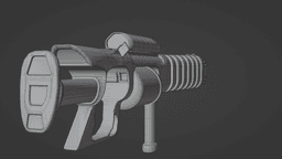 Pulse laser repeater 3d model