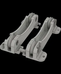 Filament Spool Roller - Filament Spool Roller assembly - 3d model