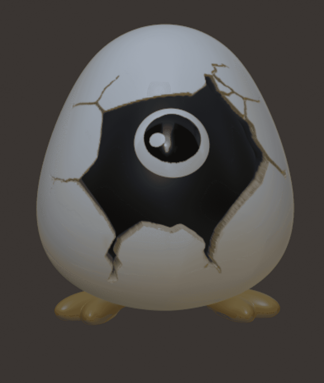 my son, the egg 3d model