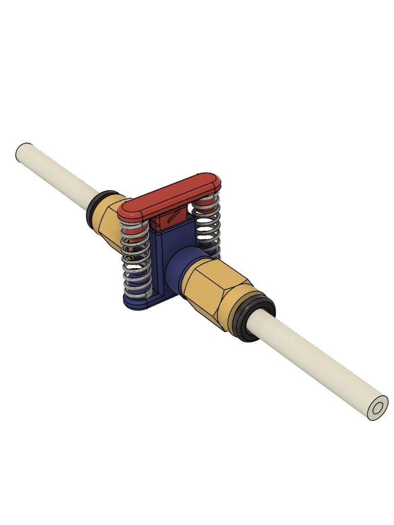 Small Inline Filament Cutter 3d model