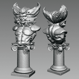 Wolverine Bust 3d model