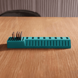 Modular SD Card Holder Memory Organizer 3d model