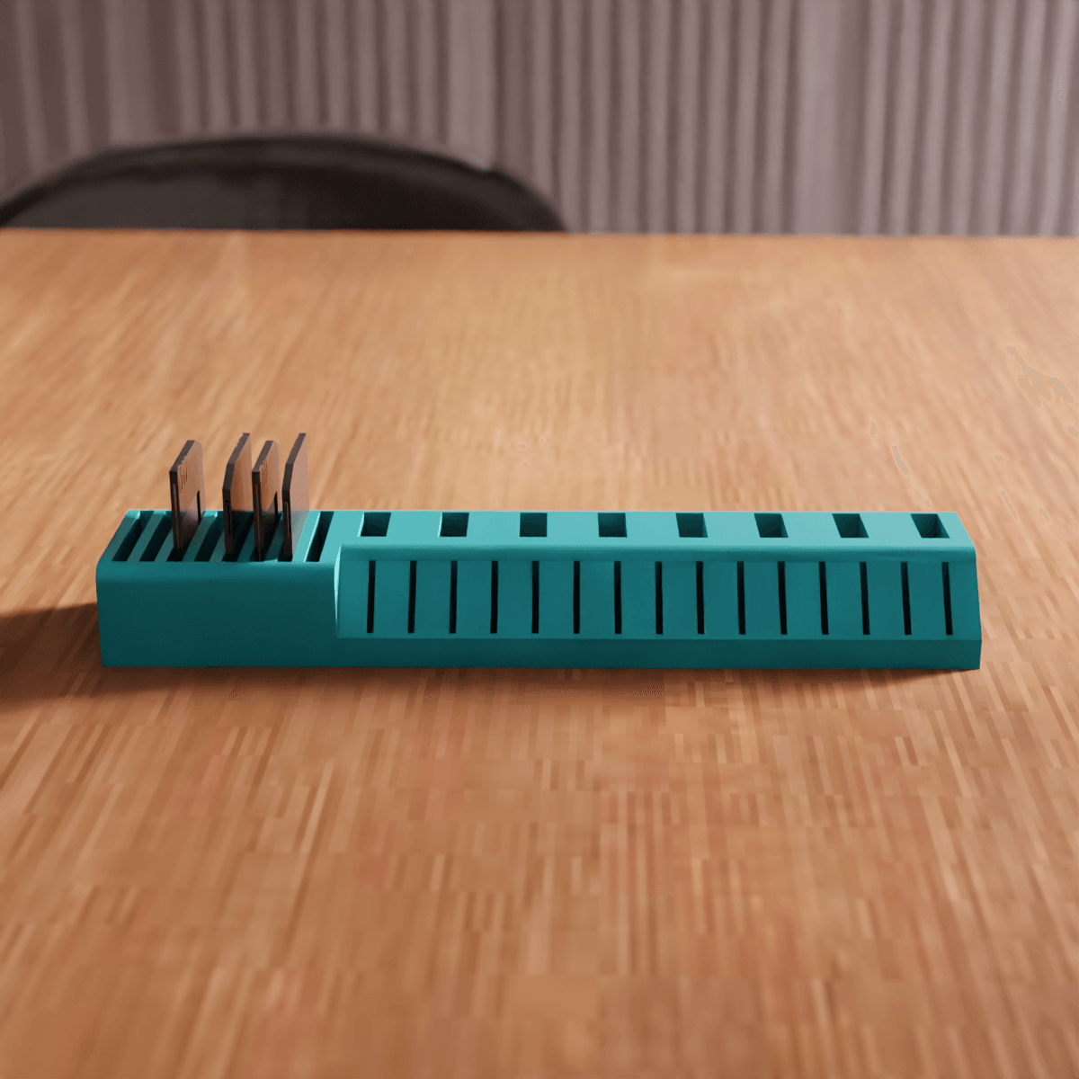 Modular SD Card Holder Memory Organizer 3d model