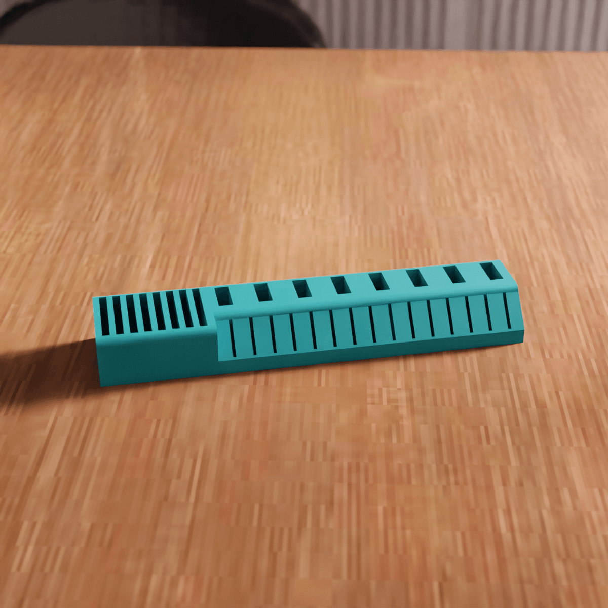 Modular SD Card Holder Memory Organizer 3d model