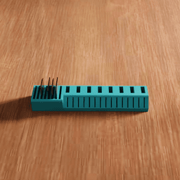Modular SD Card Holder Memory Organizer 3d model