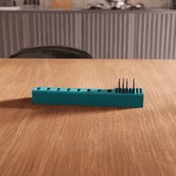 Modular SD Card Holder Memory Organizer 3d model
