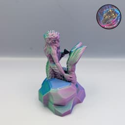 mermaid pen holder 3d model