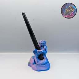 mermaid pen holder 3d model
